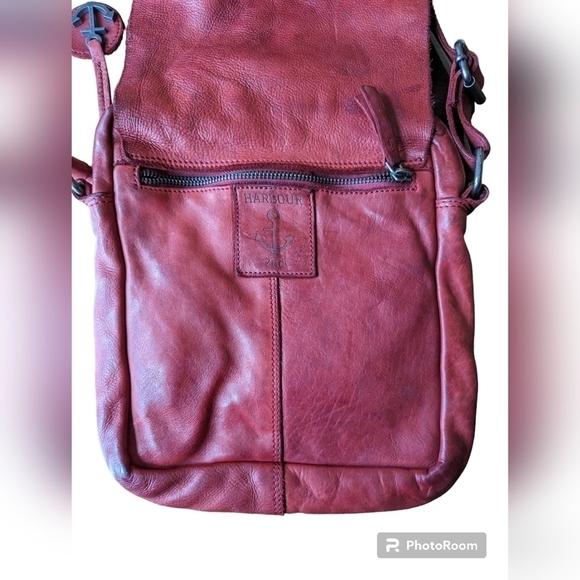 😃Harbour 2nd red leather crossbody bag - Picture 3 of 9